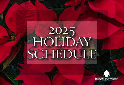 Holiday schedule