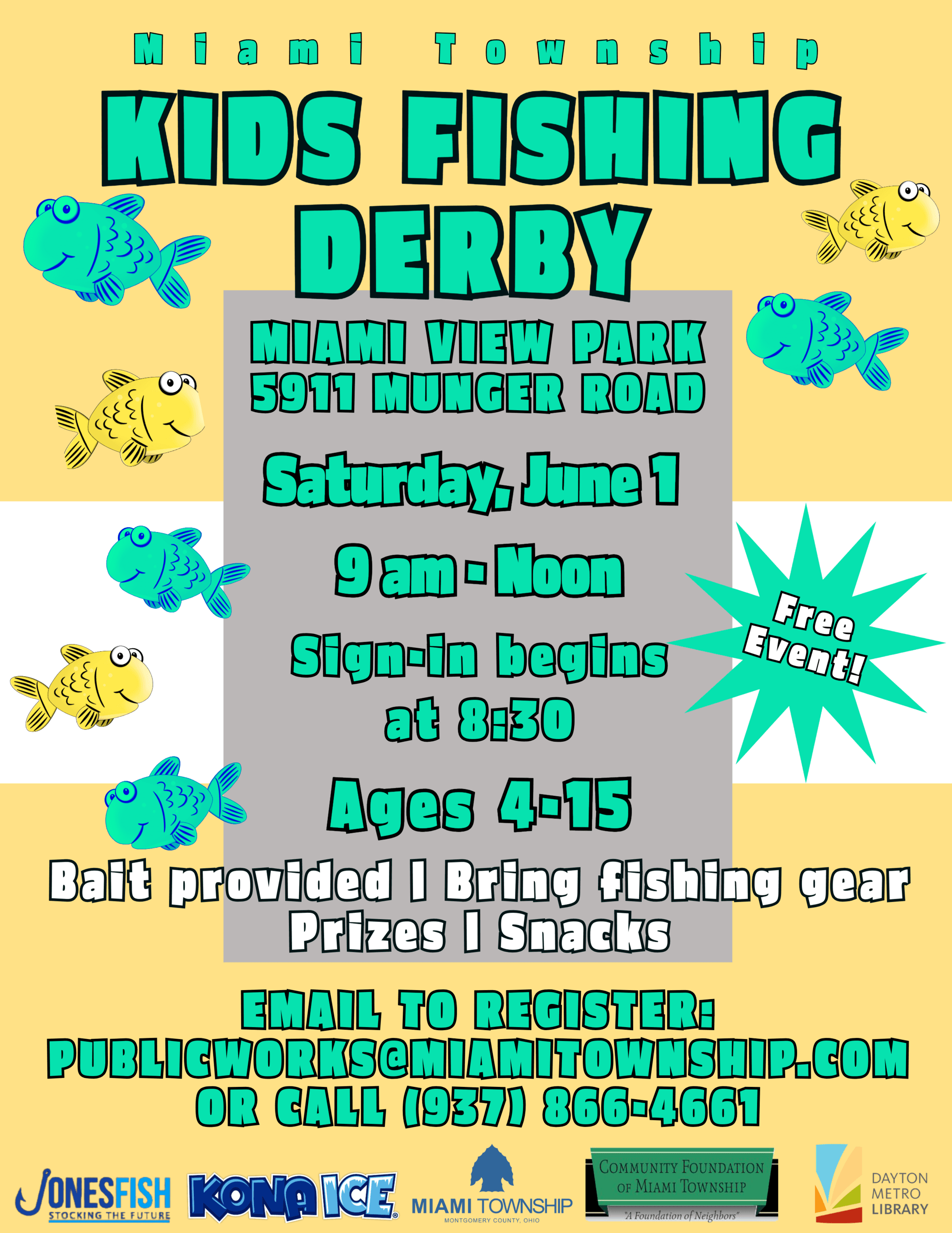 Fishing Derby flyer 2024