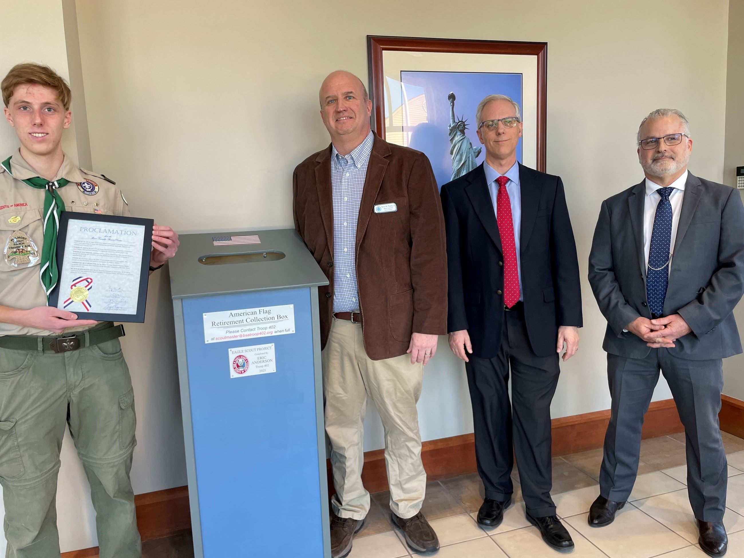 Photo 1 Flag retirement box Miami Township 02112026